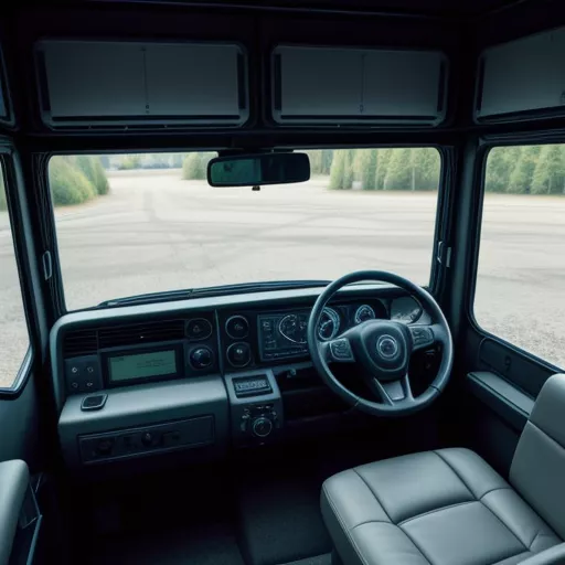 Nội thất xe tải JAC HFC 1383K1 9 tấn thùng kín