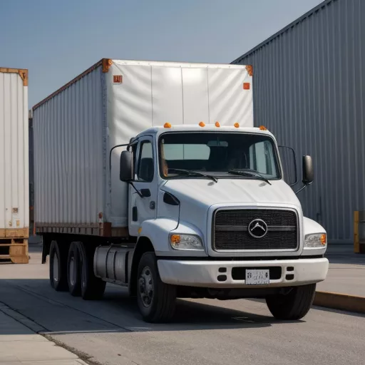 Xe tải JAC HFC 1383K1 thùng bạt đổ hàng tại công ty vận tải