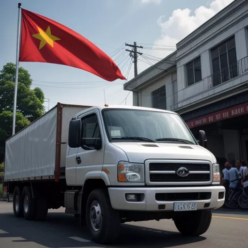 K250 truck in Hanoi
