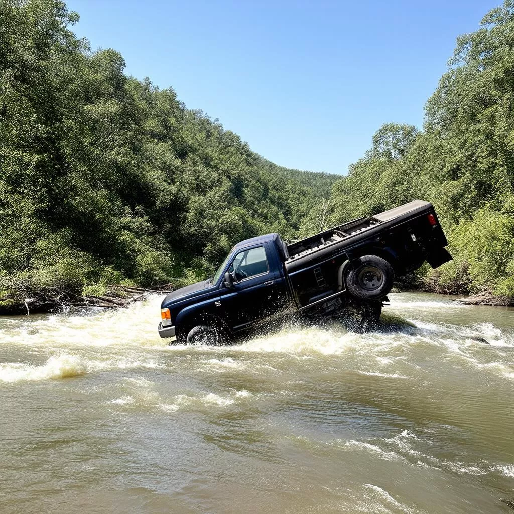 Xe ô tô lao xuống sông Hồng: Nguyên nhân và cách phòng tránh
