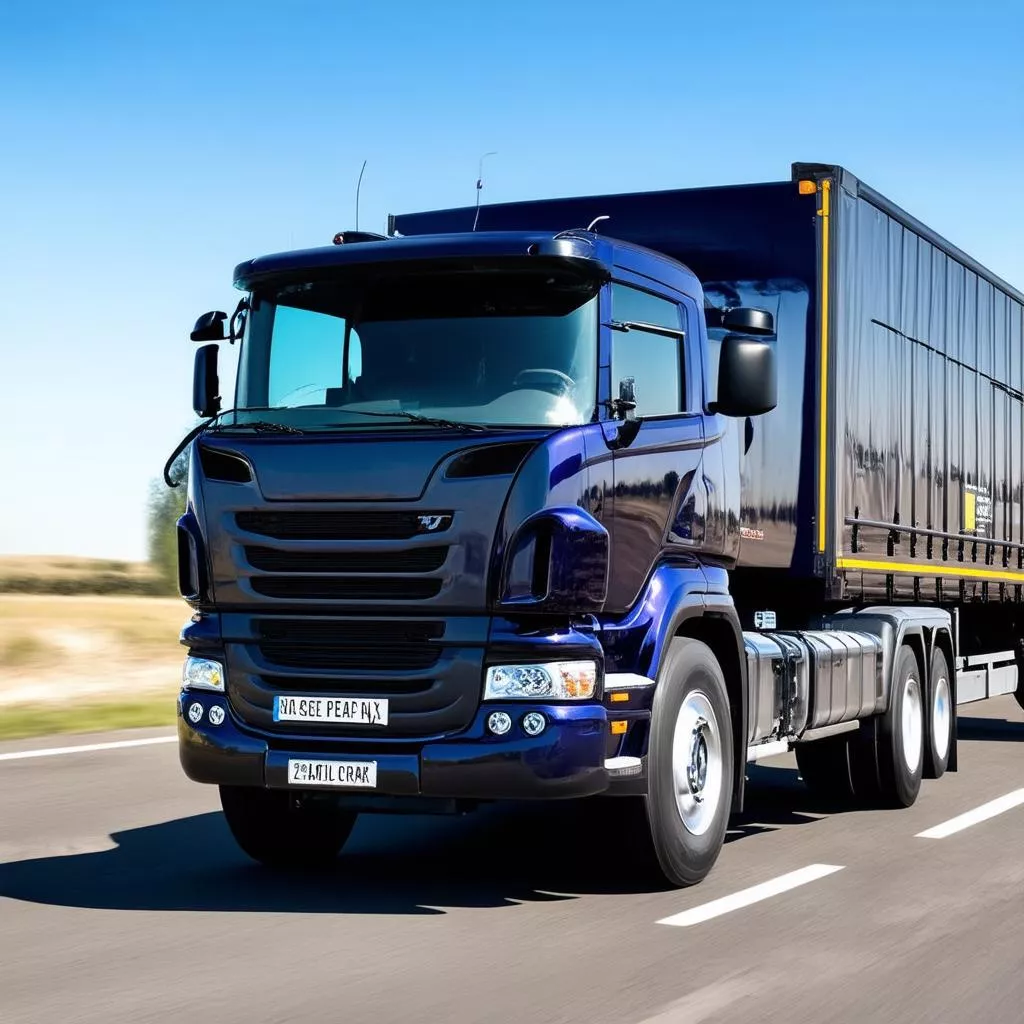 Xe tải mang biển số đẹp