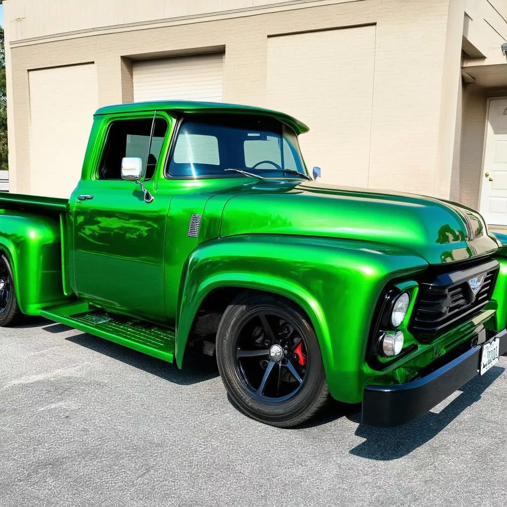 Bellissimo camion verde