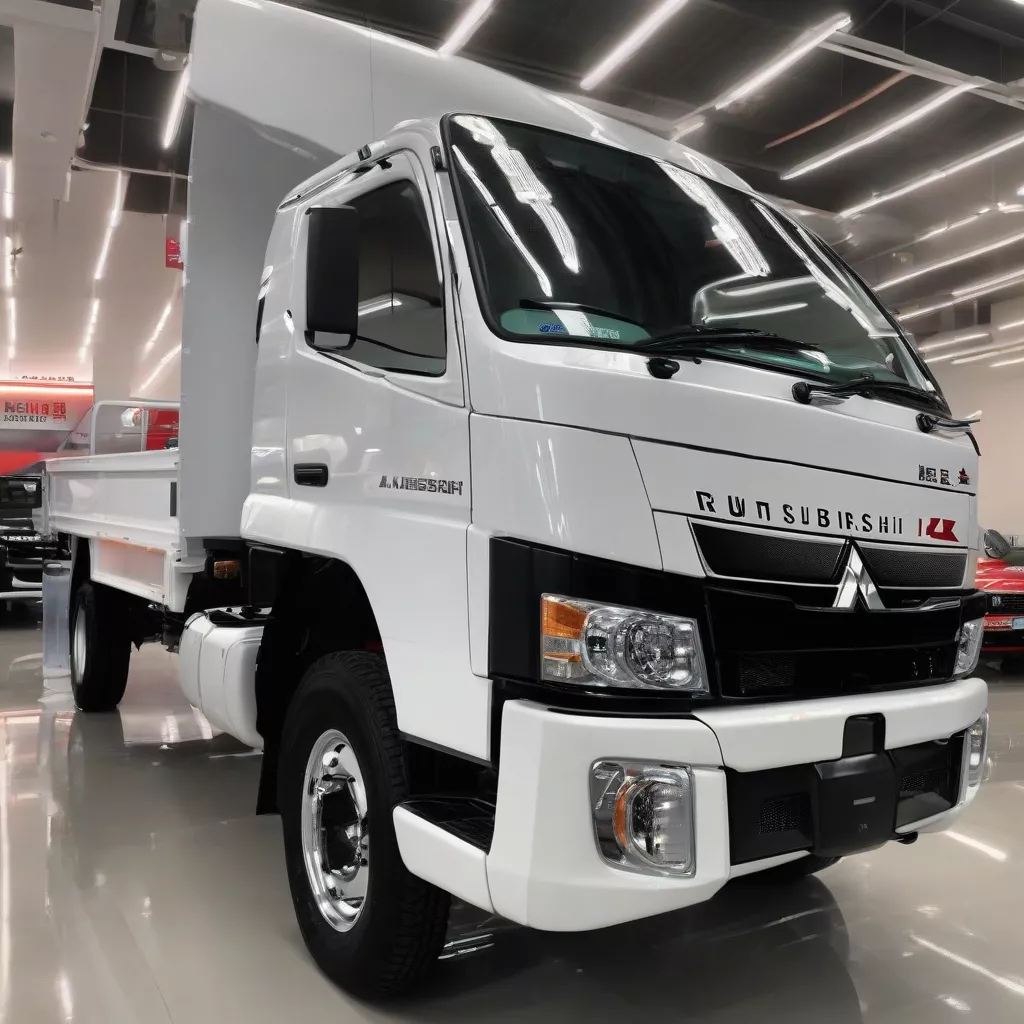वास्तविक मित्सुबिशी ट्रक