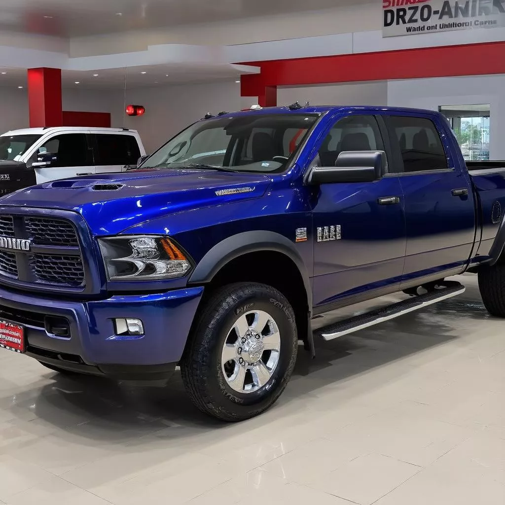 New truck at Hanoi Trucks dealership