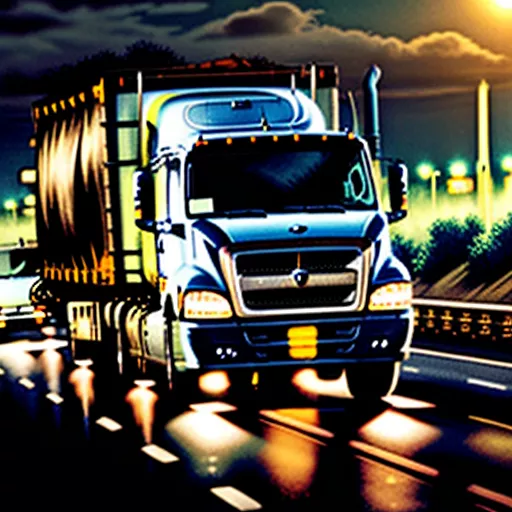 Xe tải nặng chở hàng