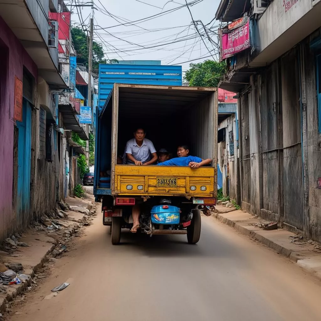 Hanoi's Narrow Lane Trucks: Agile Transport Solutions