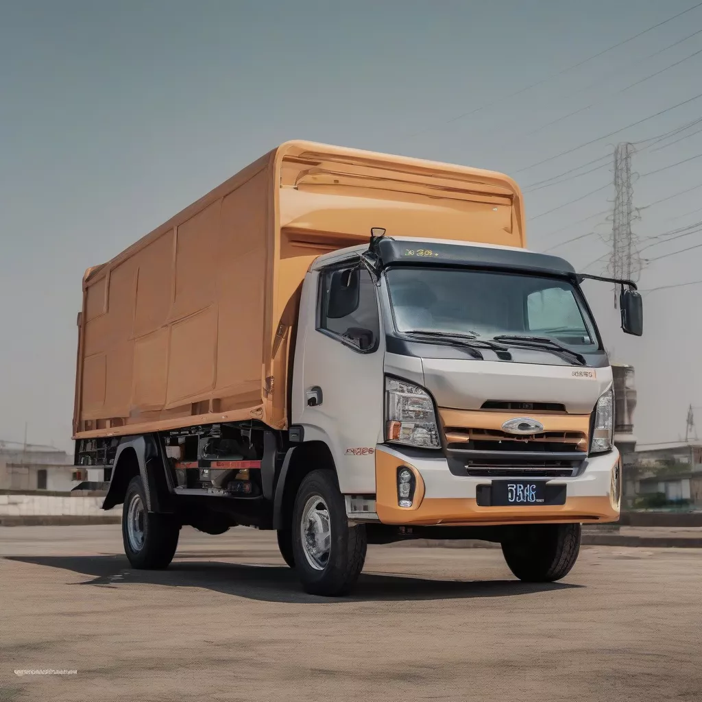 Thaco small truck with Feng Shui compliant colors