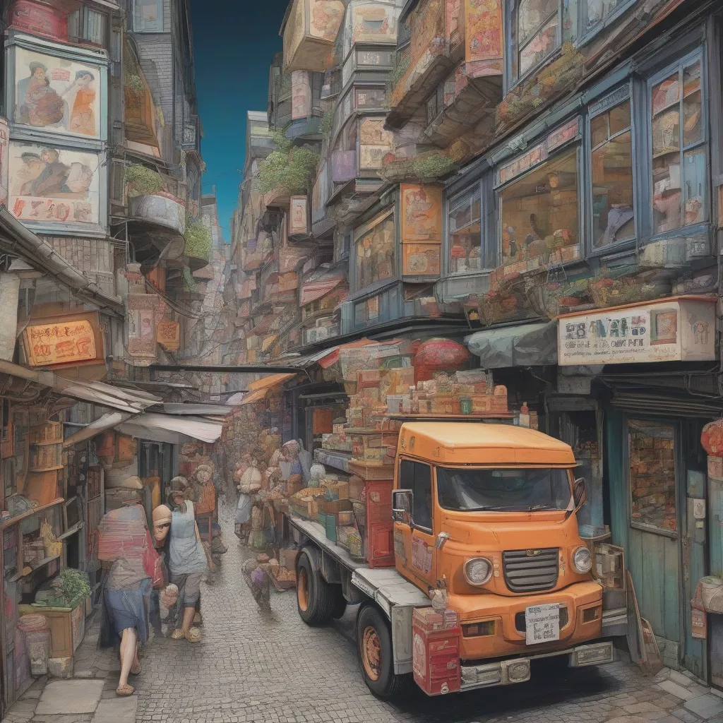 Xe Tải Nhỏ Trong Ngõ Hẹp