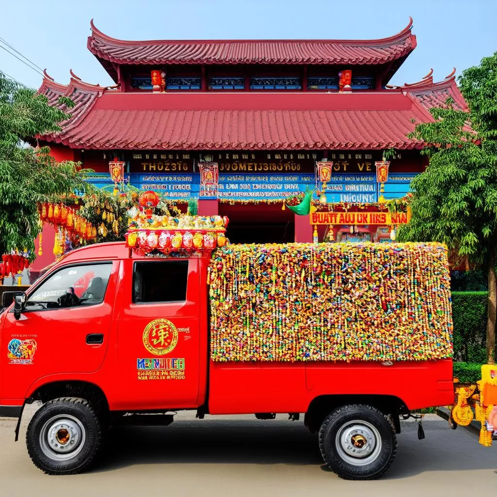 Truck with Feng Shui Car Wrap