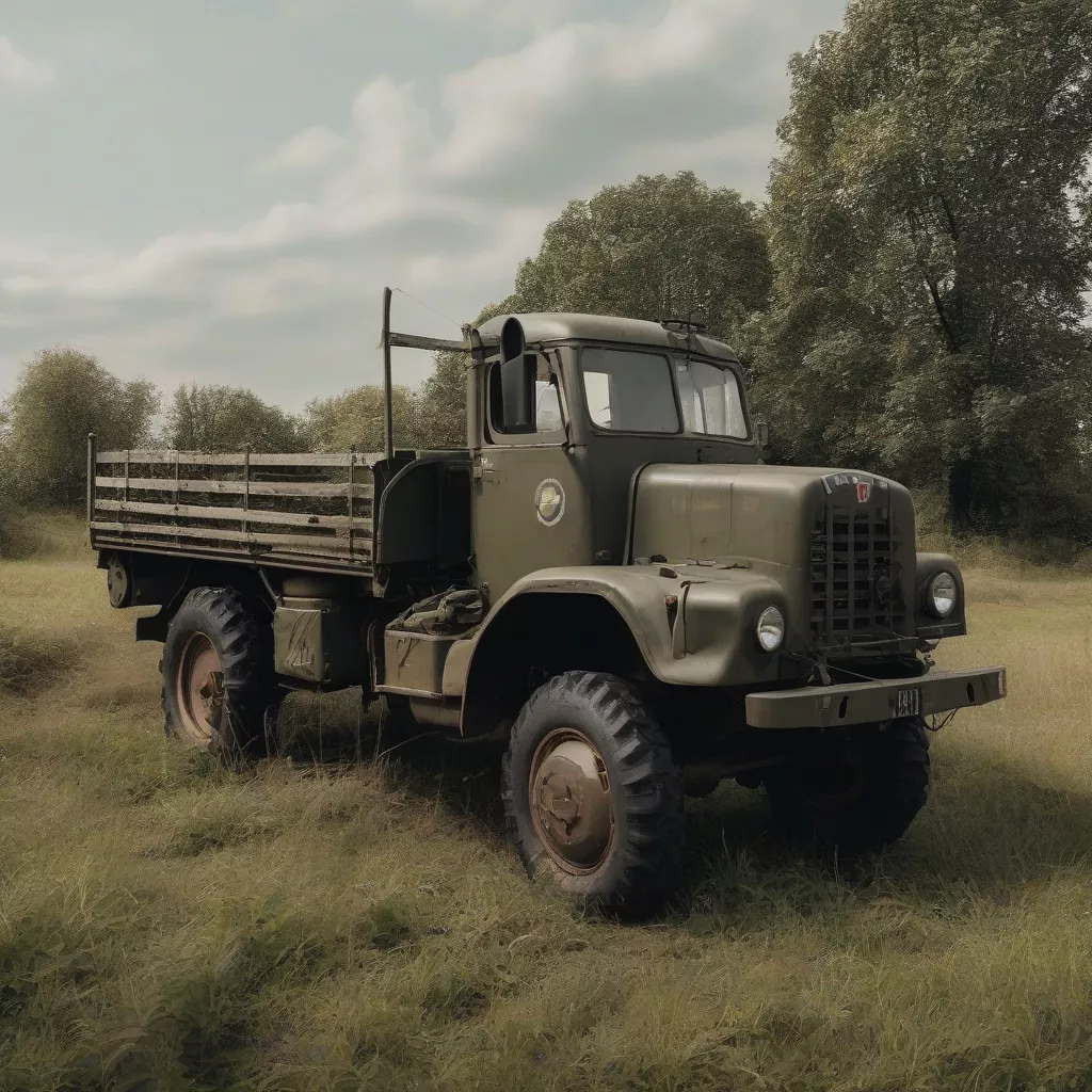 Xe tải quân sự cũ