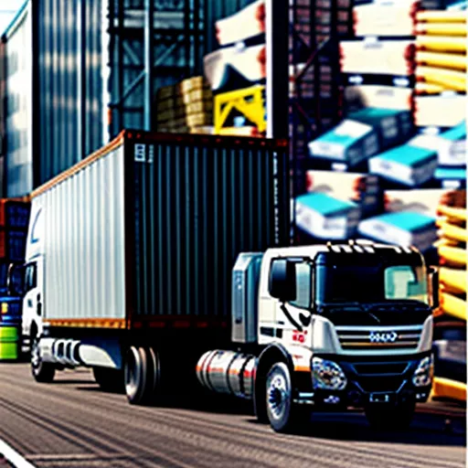 Shacman M3000 truck carrying cargo