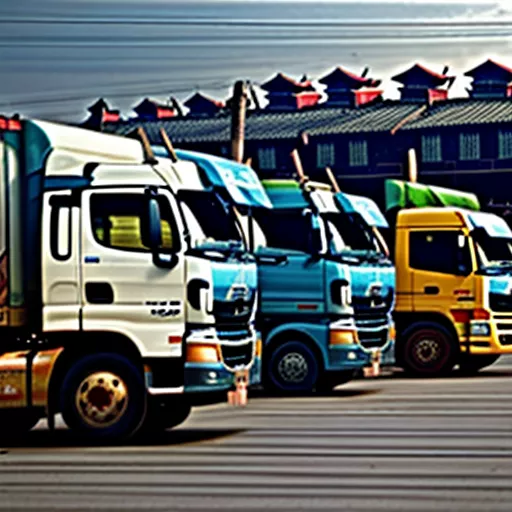 LKW in Hanoi