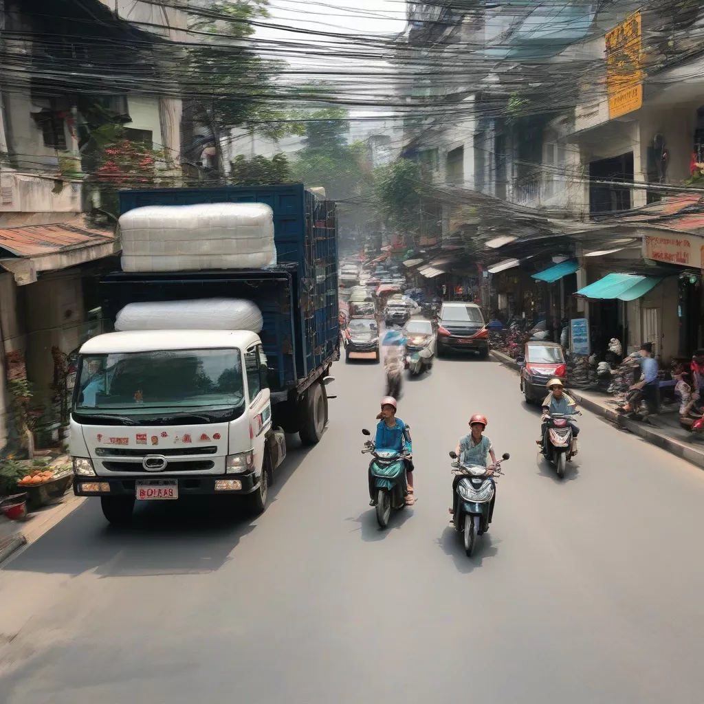 Truck in Hanoi