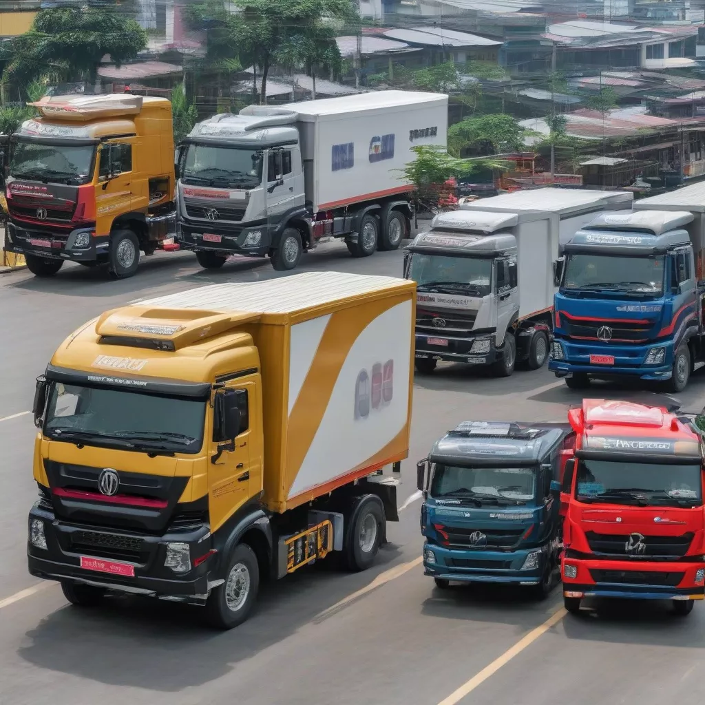 Trucks in Hanoi
