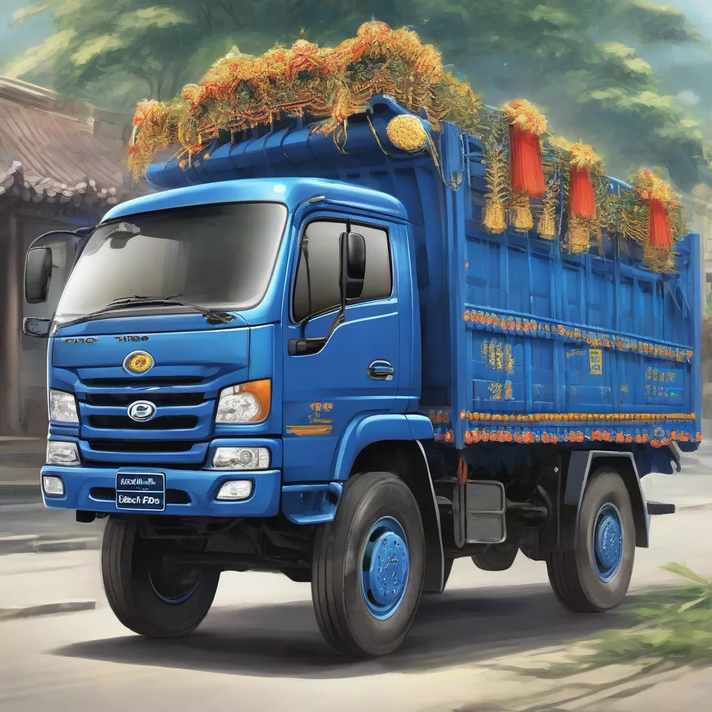 Blue Thaco Forland Truck