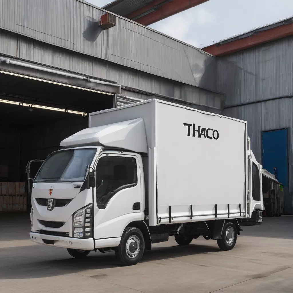 Xe tải Thaco Towner 750kg thùng mui bạt