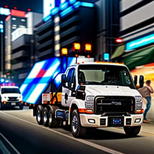 五菱荣光小卡行驶在城市中