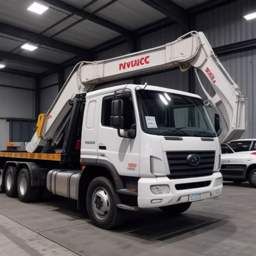 Xe tải Thaco Auman C160 8 tấn gắn cẩu Unic URV343 được trưng bày