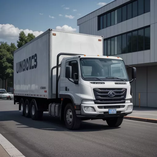 Thaco Ollin700B 5T7 Truck with Unic URV375 Crane