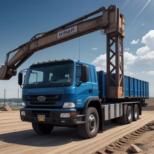 Thaco Ollin950A 6.7t ユニッククレーン搭載トラック: 中型トラックの王者