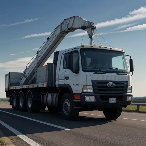 Thaco Ollin 950A 6.7t ユニッククレーン搭載トラック