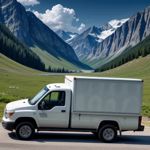 Seitenansicht des TMT Daisaki NH-CD 2T5 Kastenwagen