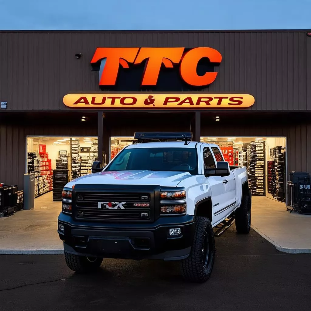 Truck with TTC Auto Parts
