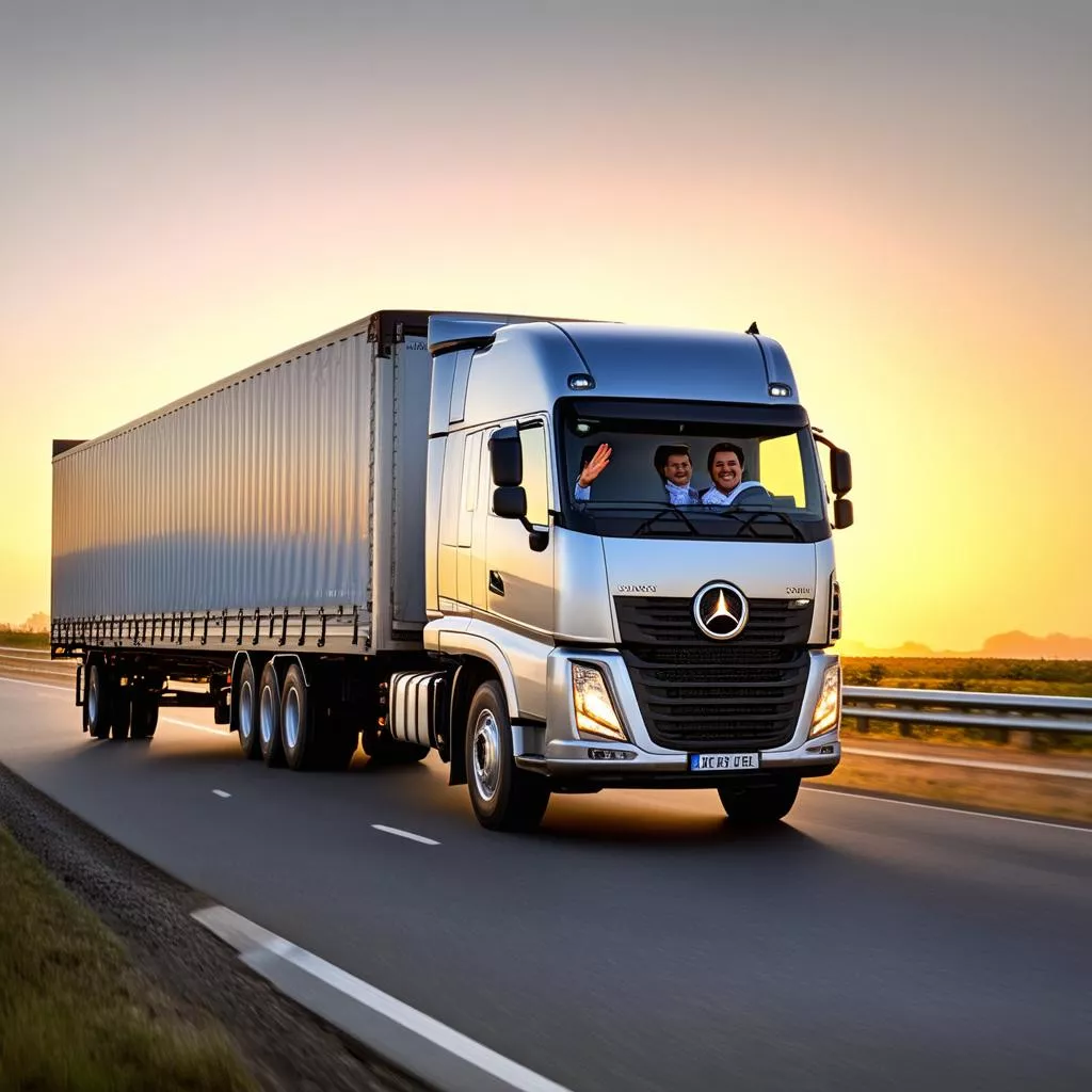 Xe tải vận tải hàng hóa