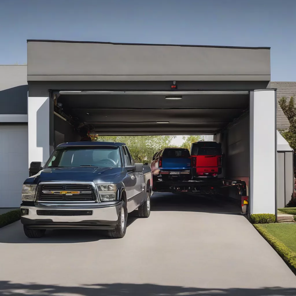 Xe tải vào nhà dễ dàng