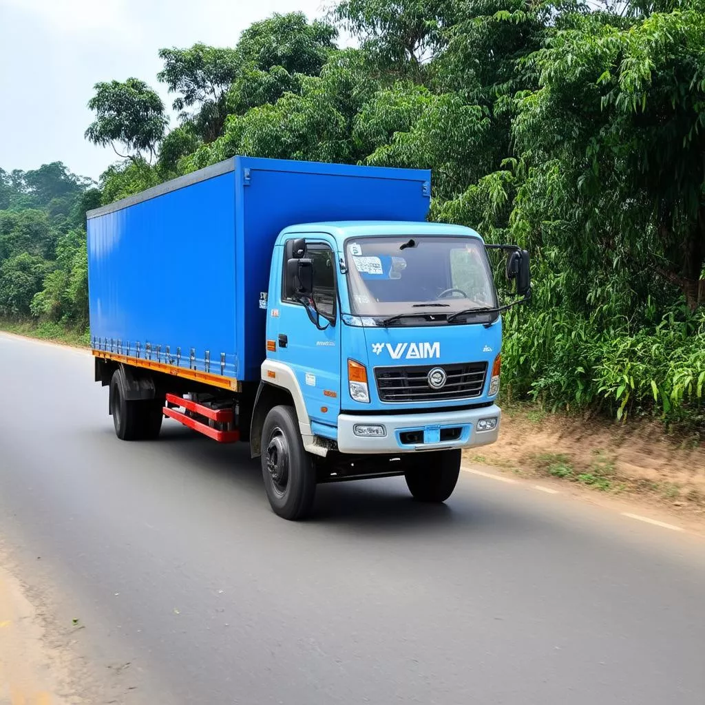 Xe tải VEAM di chuyển trên đường