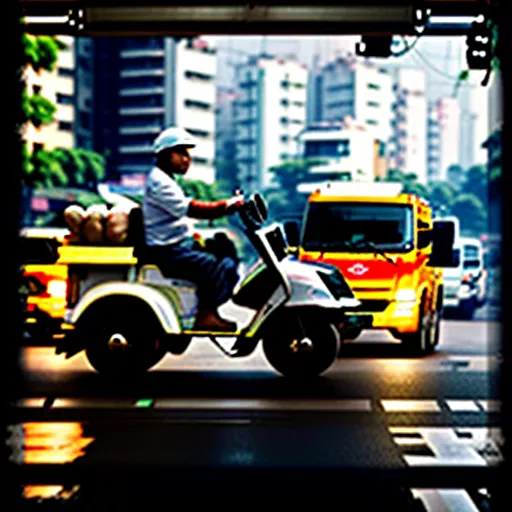 Vinaxuki 500kg truck in Hanoi