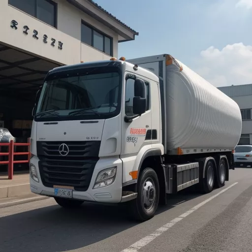 Vinaxuki 650kg truck being unloaded