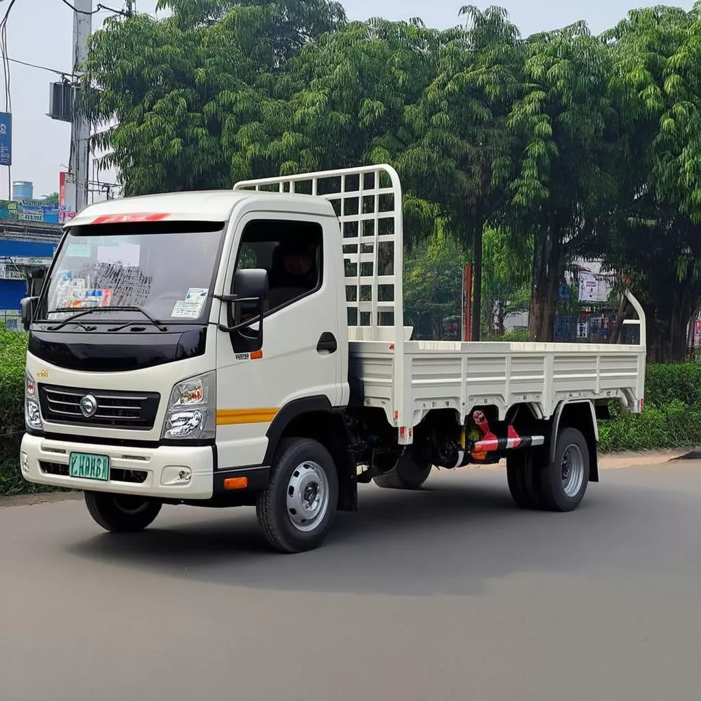 Xe tải với nội thất Dũng Vương