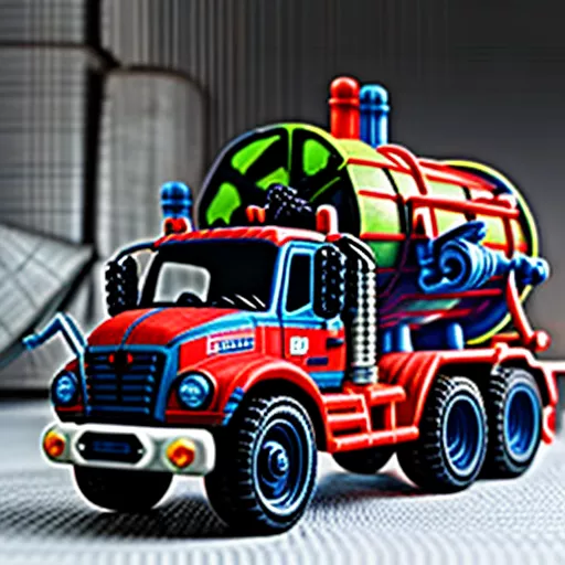 儿童卡通混凝土搅拌车：重温童年乐趣