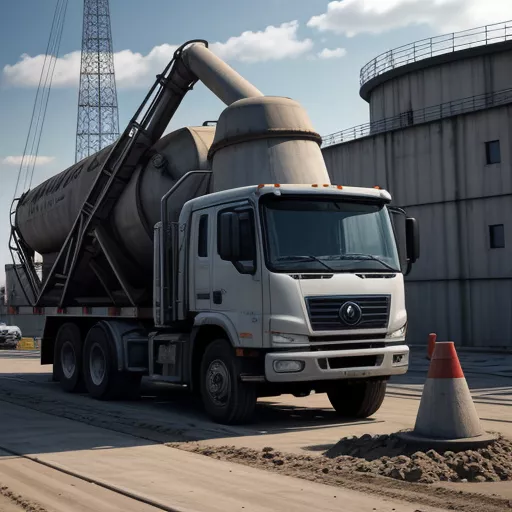 Autobetoniera Howo in cantiere