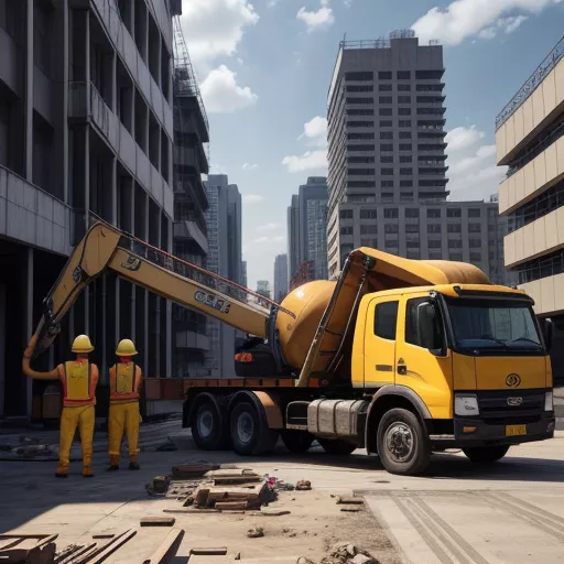 Xe trộn bê tông Hyundai