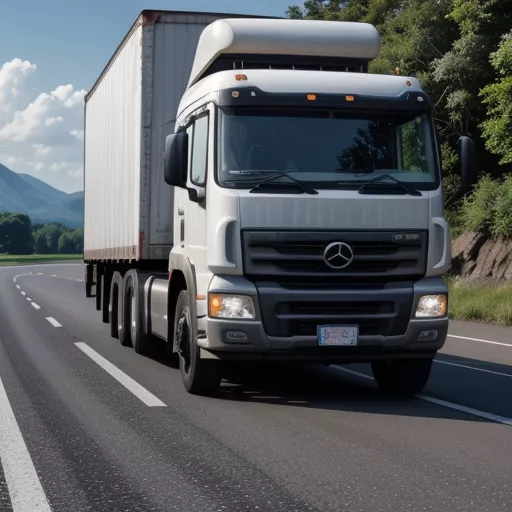 도로 규격 제한을 준수하는 트럭