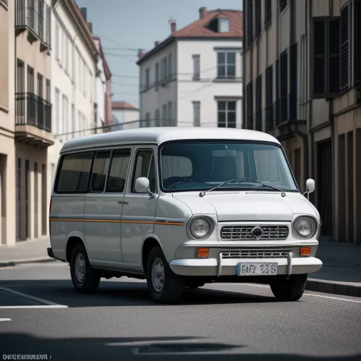 Weißer Gaz 6-Sitzer Kastenwagen 900kg