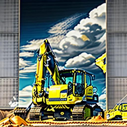 Xe xúc Komatsu mới