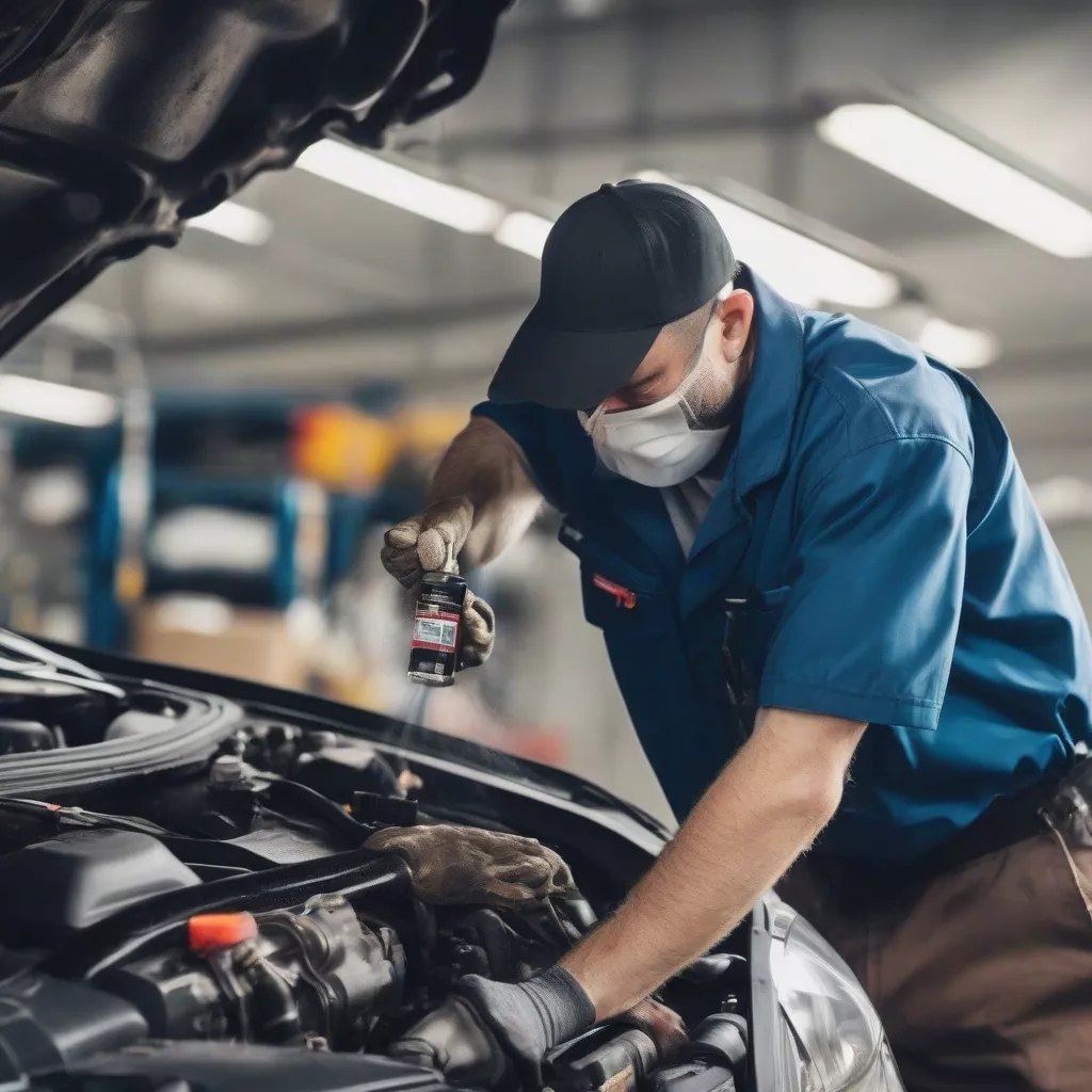 Rat repellent spray for cars