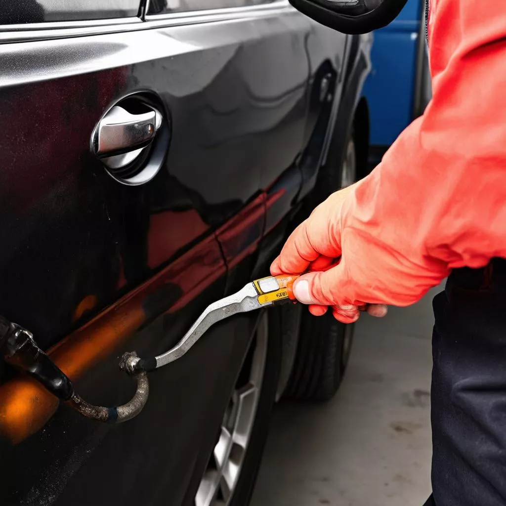 Xử lý vết lõm trên ô tô: Khôi phục vẻ đẹp "xế yêu"