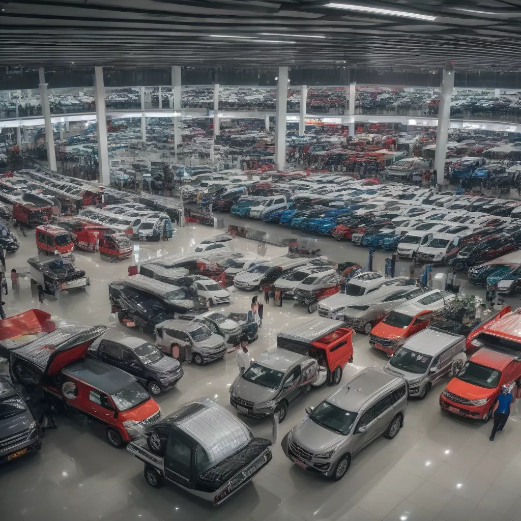 Hình ảnh đại lý xe tải uy tín tại Hà Nội