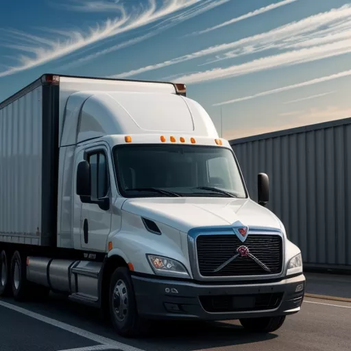 Đầu kéo đỗ trước cửa hàng XE TẢI HÀ NỘI