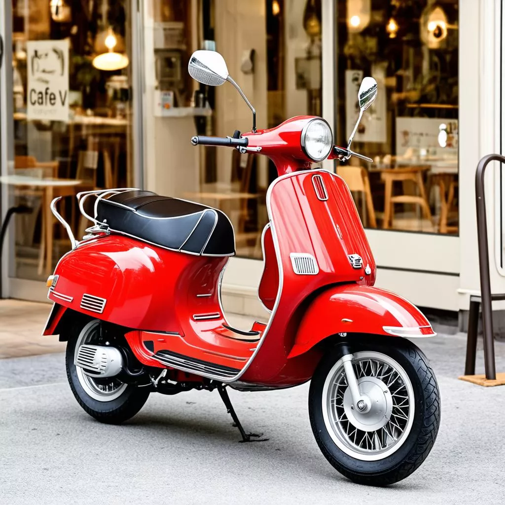 Vespa LX 125 3V i.e màu đỏ