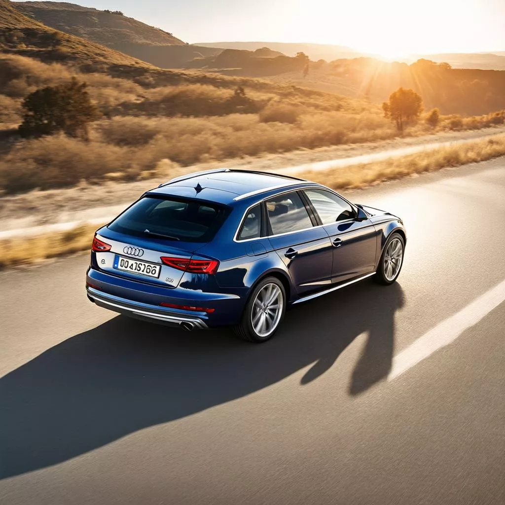 Audi A4 on Road