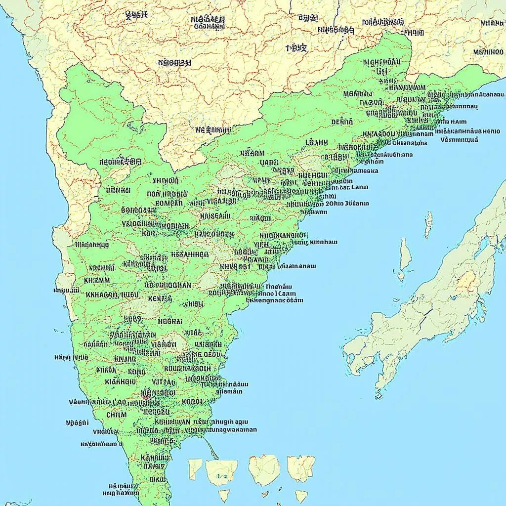 Bản đồ biển số các tỉnh