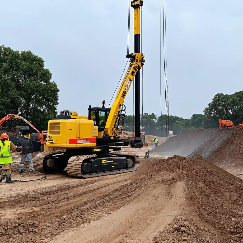 Bảo dưỡng búa đóng cọc