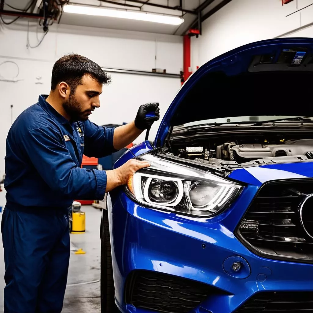 Bảo dưỡng đèn xe ô tô