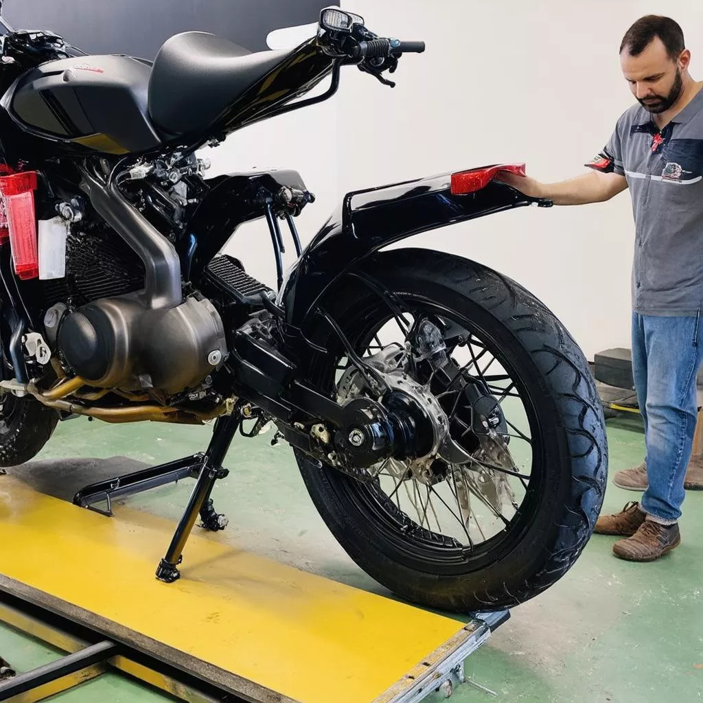 Regular motorcycle maintenance