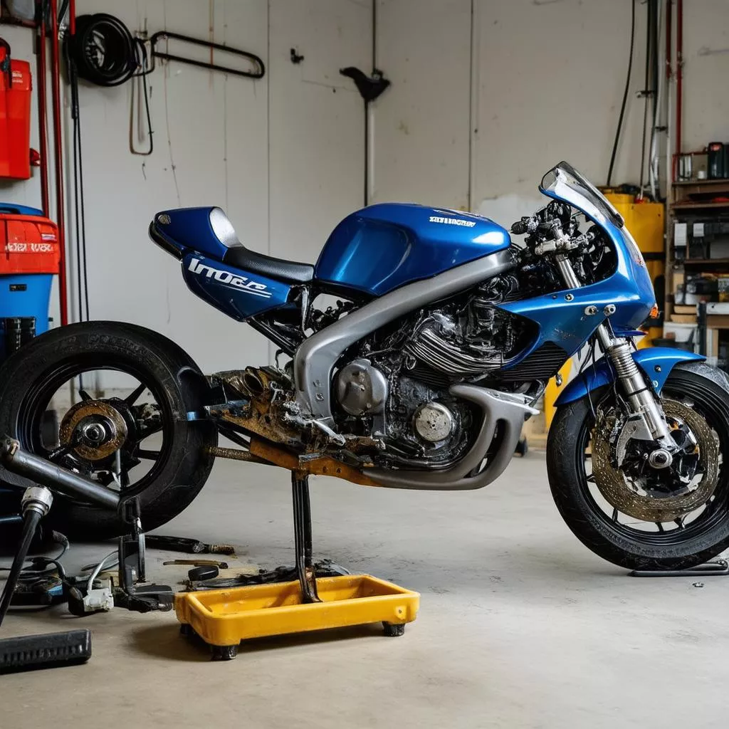 Regular motorcycle maintenance